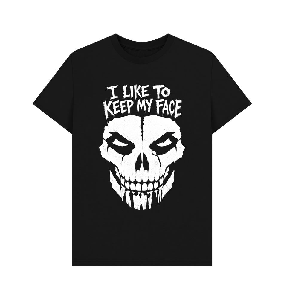 Black Printed T-shirt Front