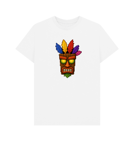 White Printed T-shirt Front