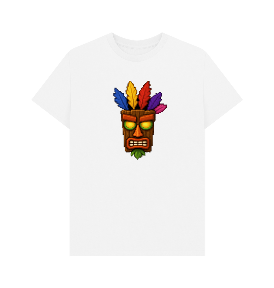 White Printed T-shirt Front