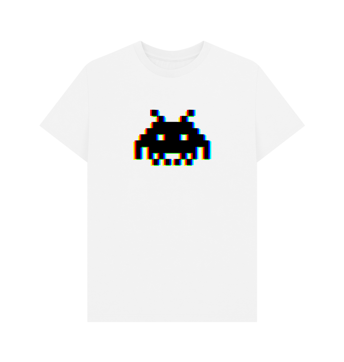White Printed T-shirt Front