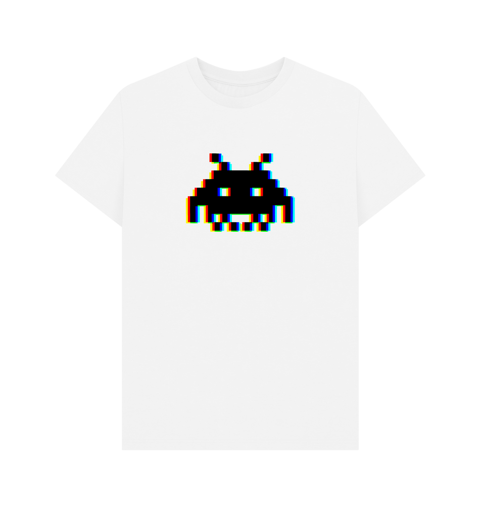 White Printed T-shirt Front