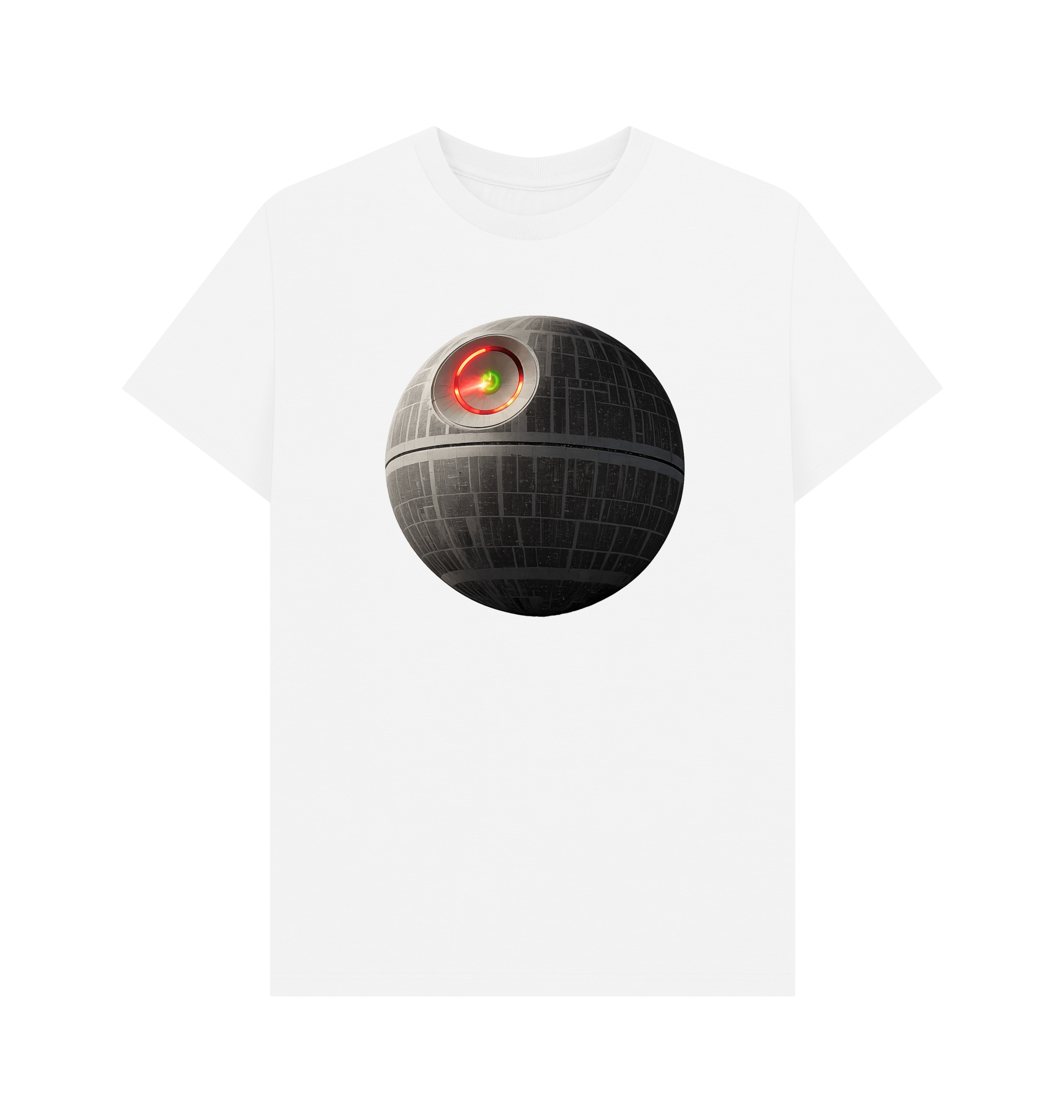 White Printed T-shirt Front