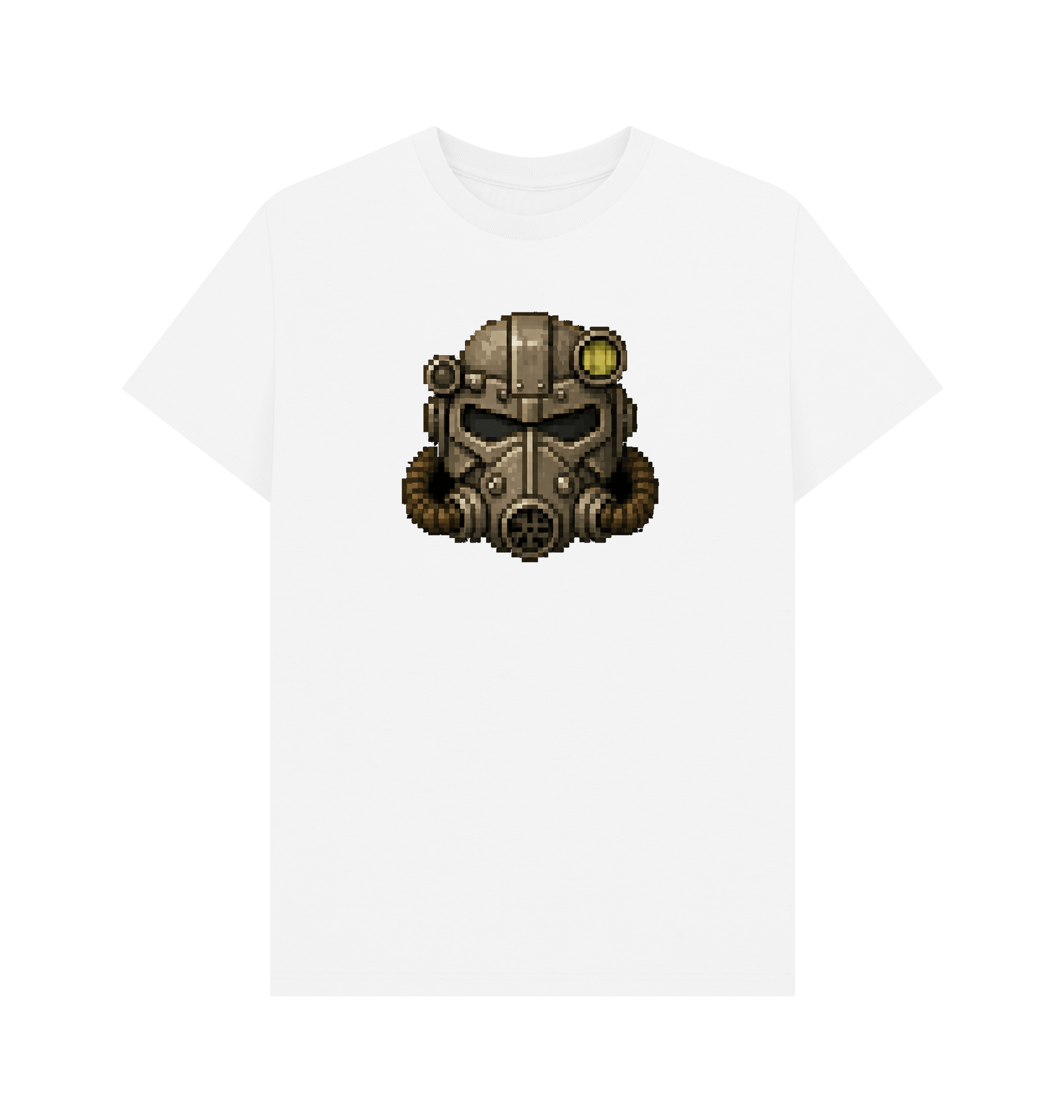 White Printed T-shirt Front