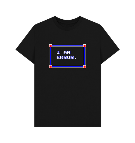 Black Printed T-shirt Front