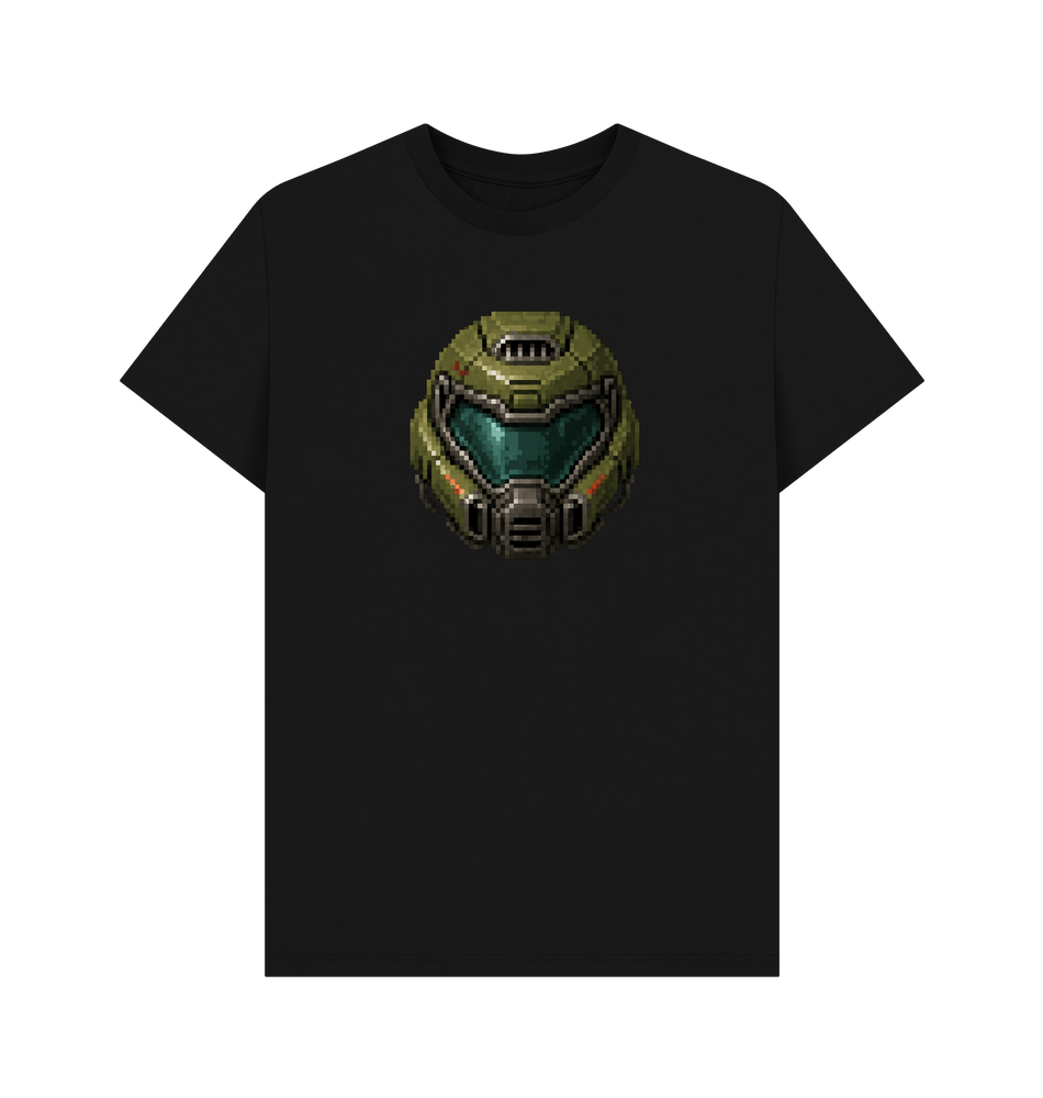 Black Printed T-shirt Front