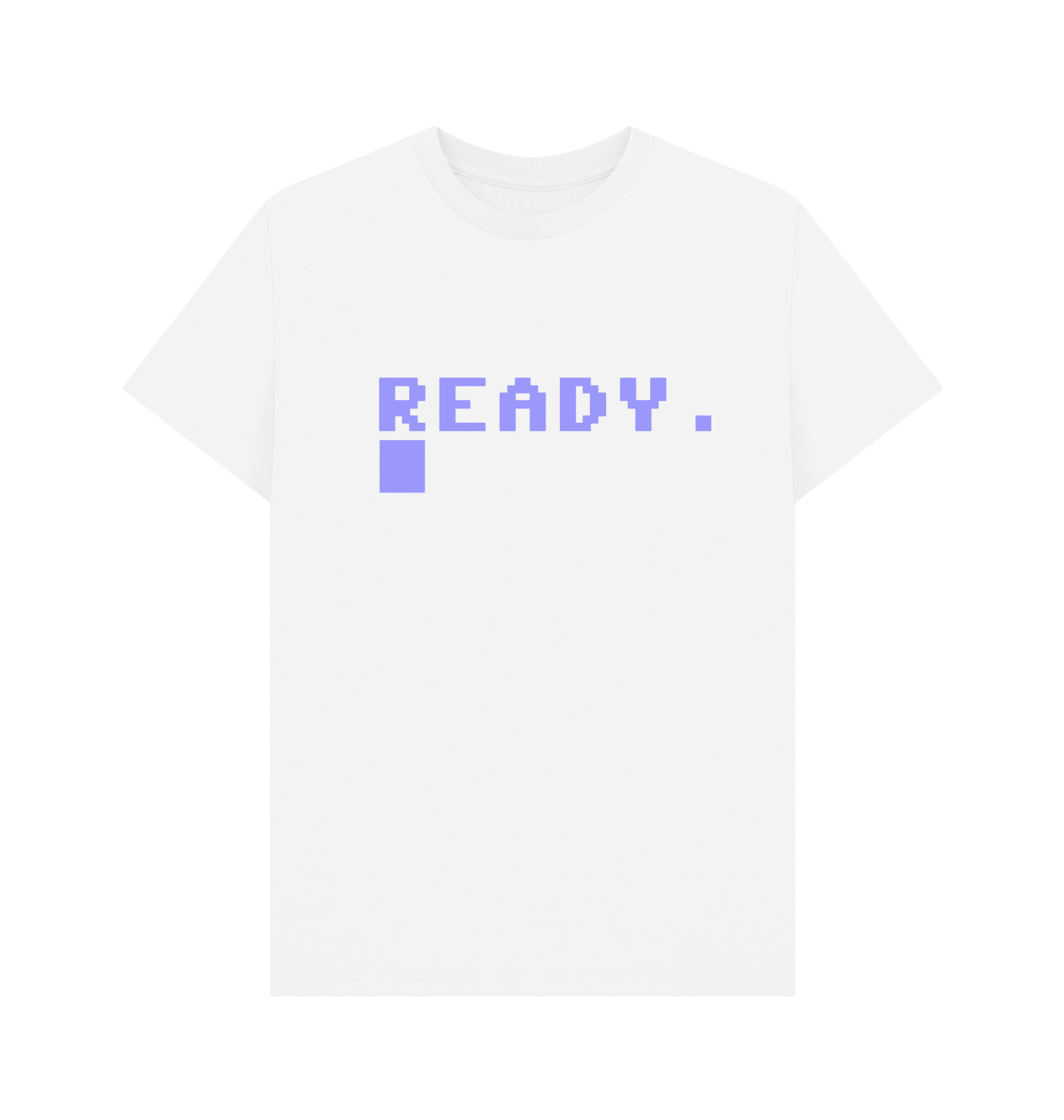 White Printed T-shirt Front