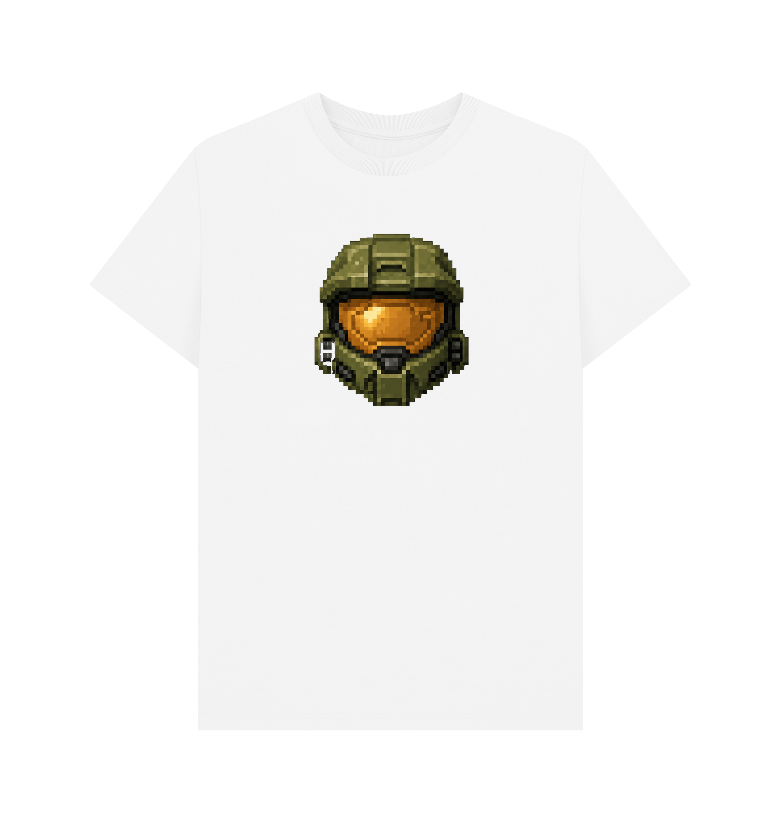 White Printed T-shirt Front