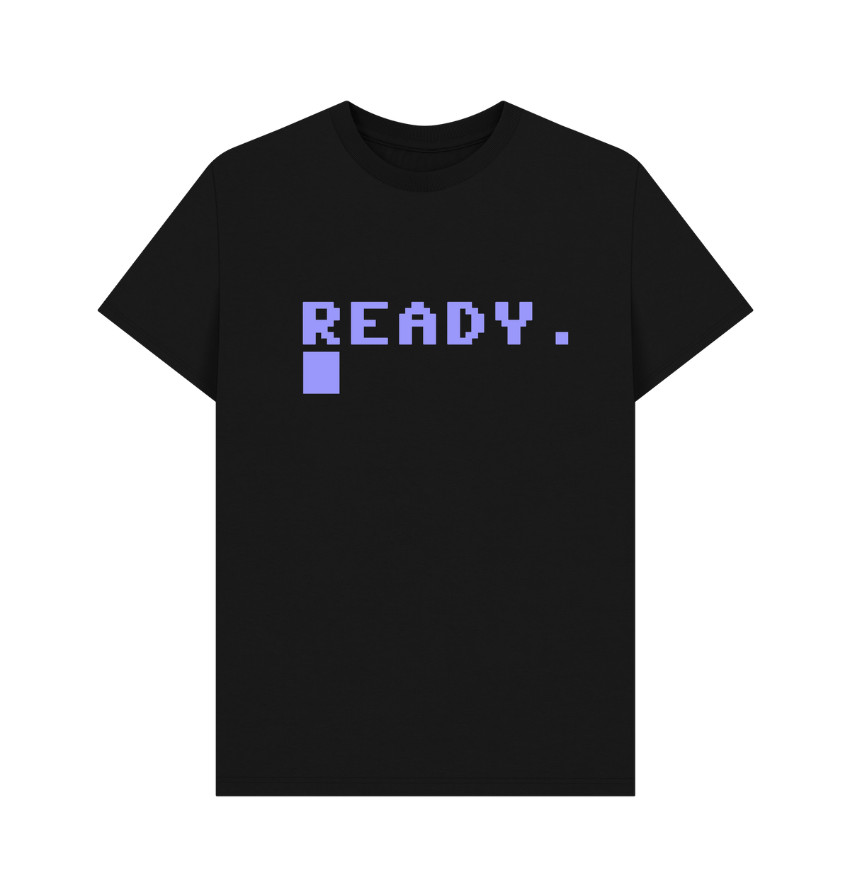Black Printed T-shirt Front