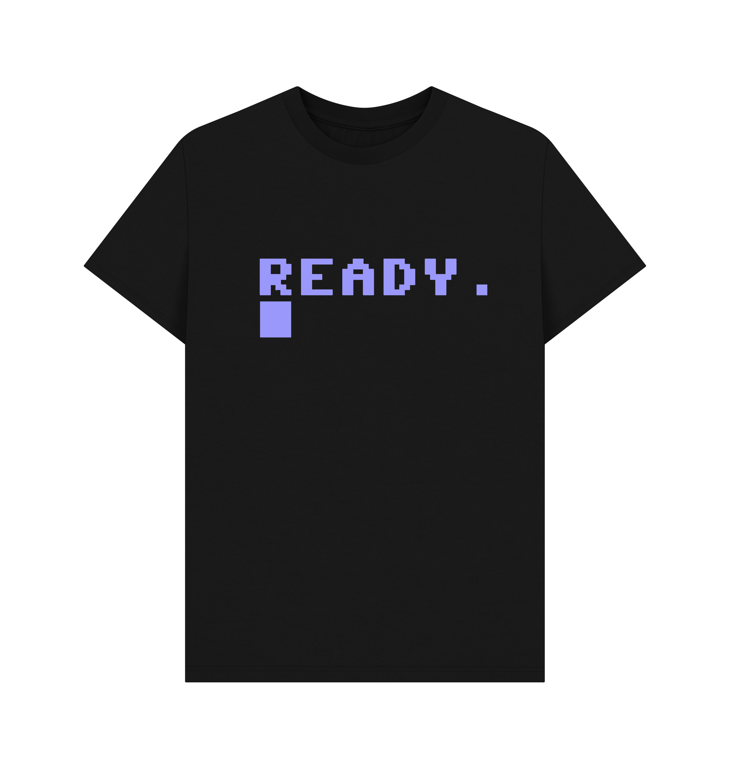 Black Printed T-shirt Front
