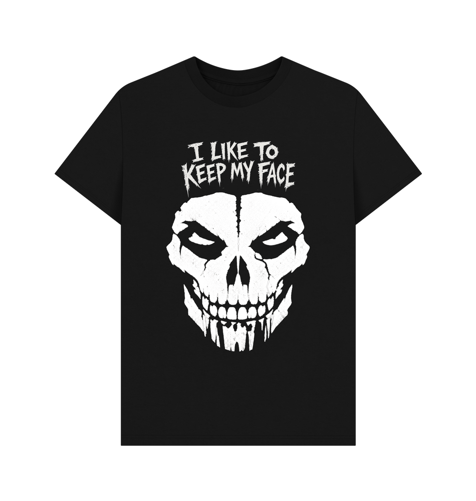 Black Printed T-shirt Front