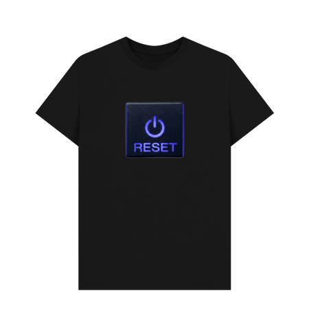 Black Printed T-shirt Front