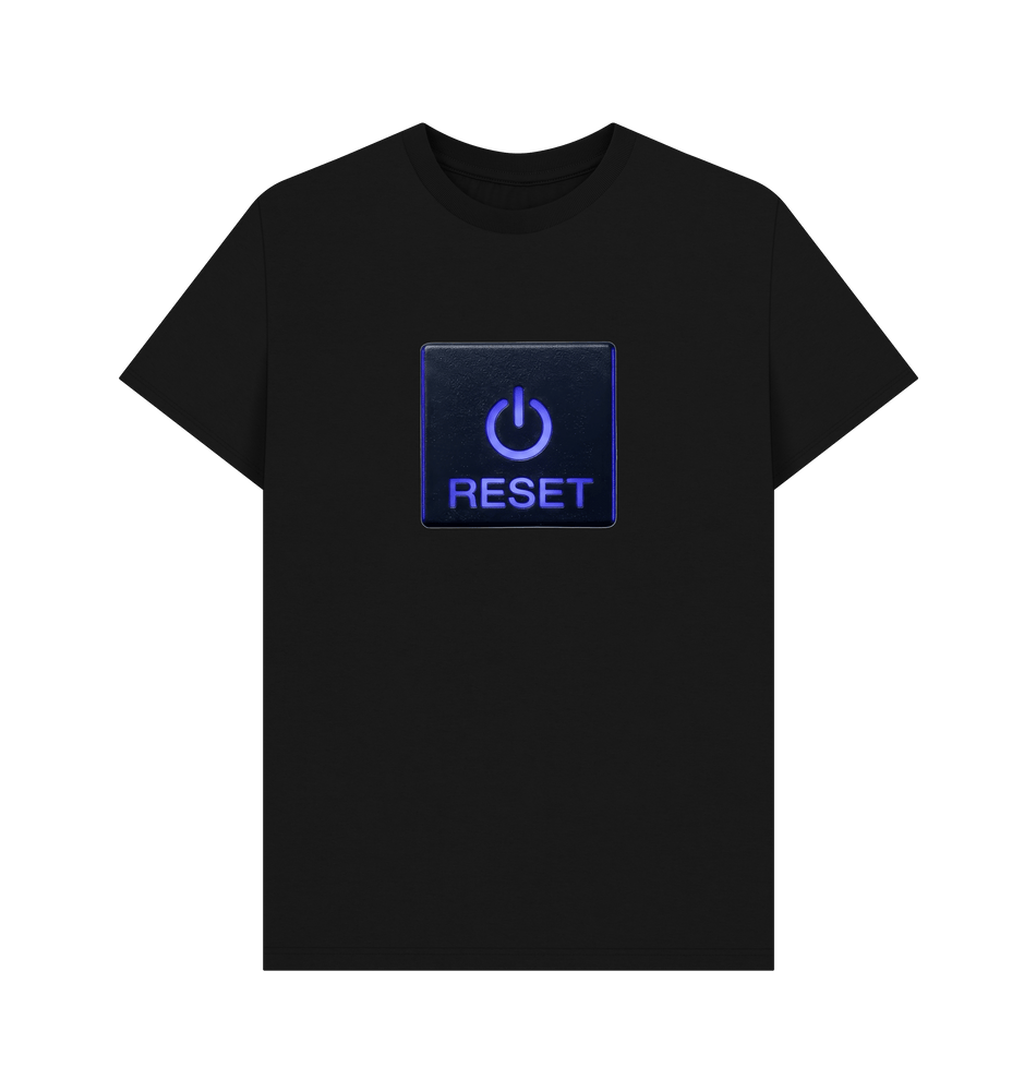 Black Printed T-shirt Front