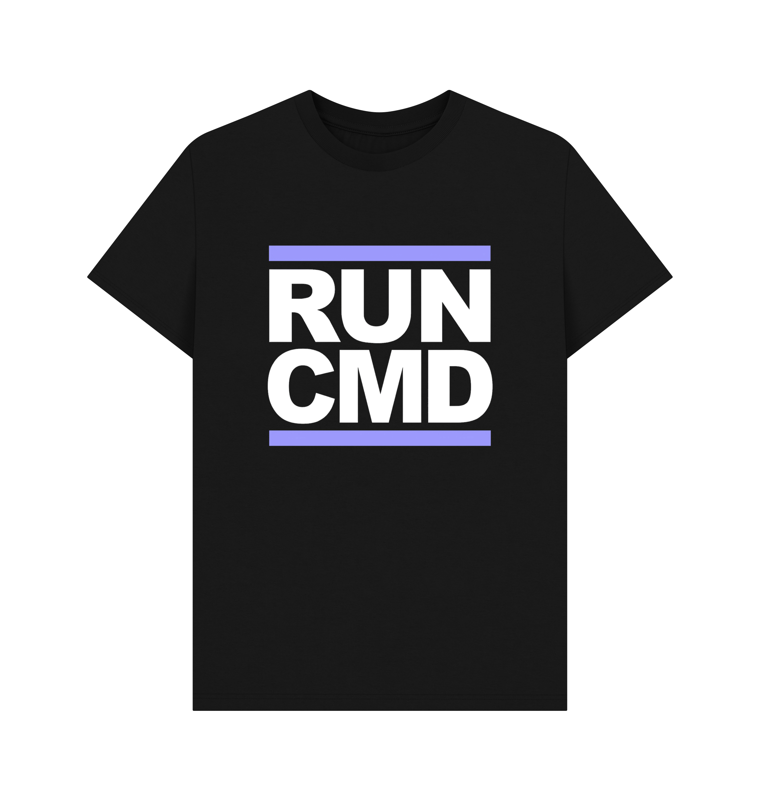 Black Printed T-shirt Front