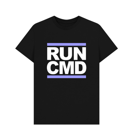 Black Printed T-shirt Front