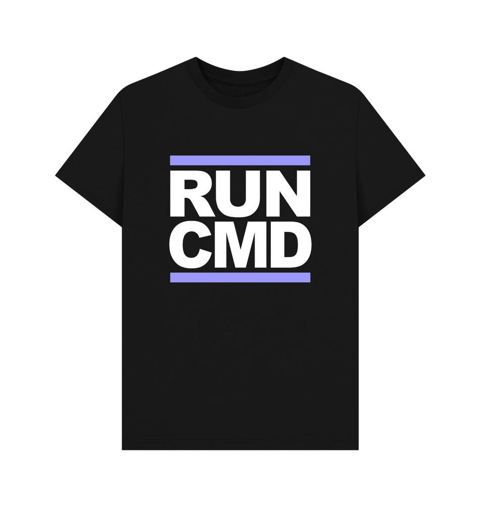 Black Printed T-shirt Front