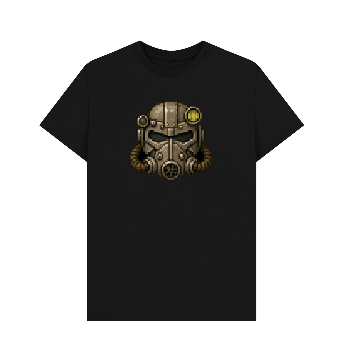 Black Printed T-shirt Front