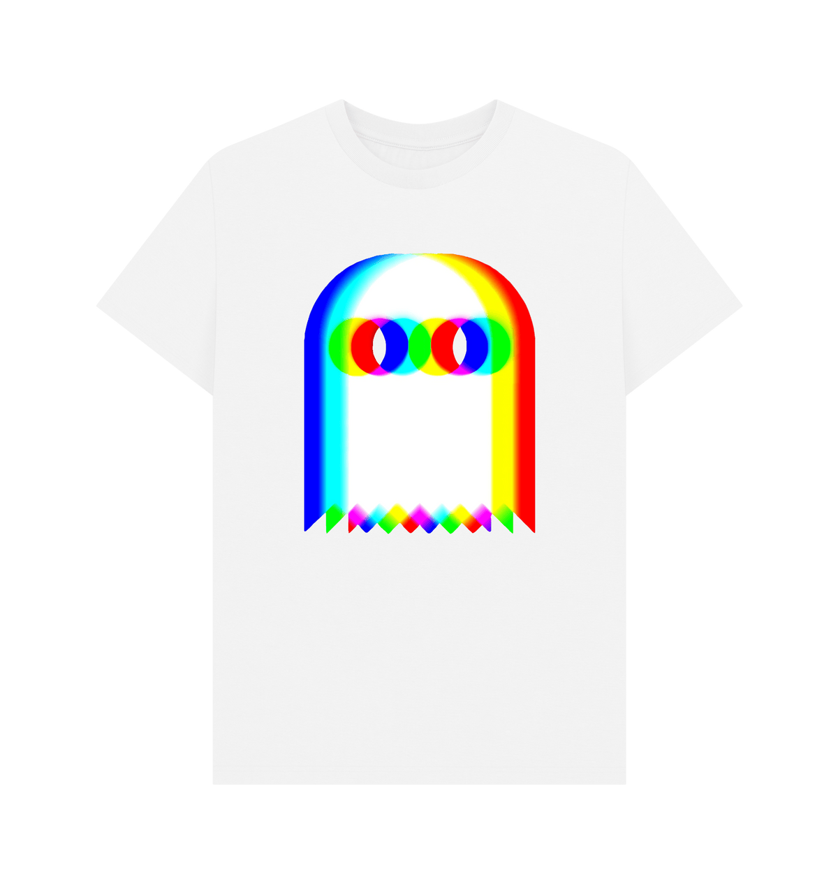 White Printed T-shirt Front