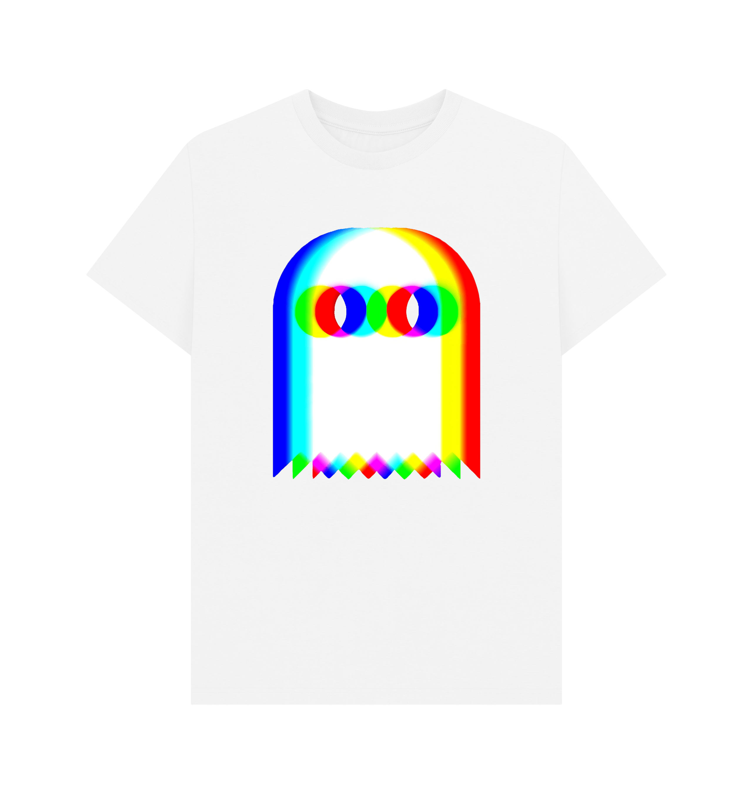 White Printed T-shirt Front