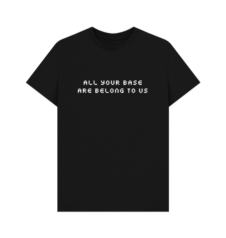 Black Printed T-shirt Front