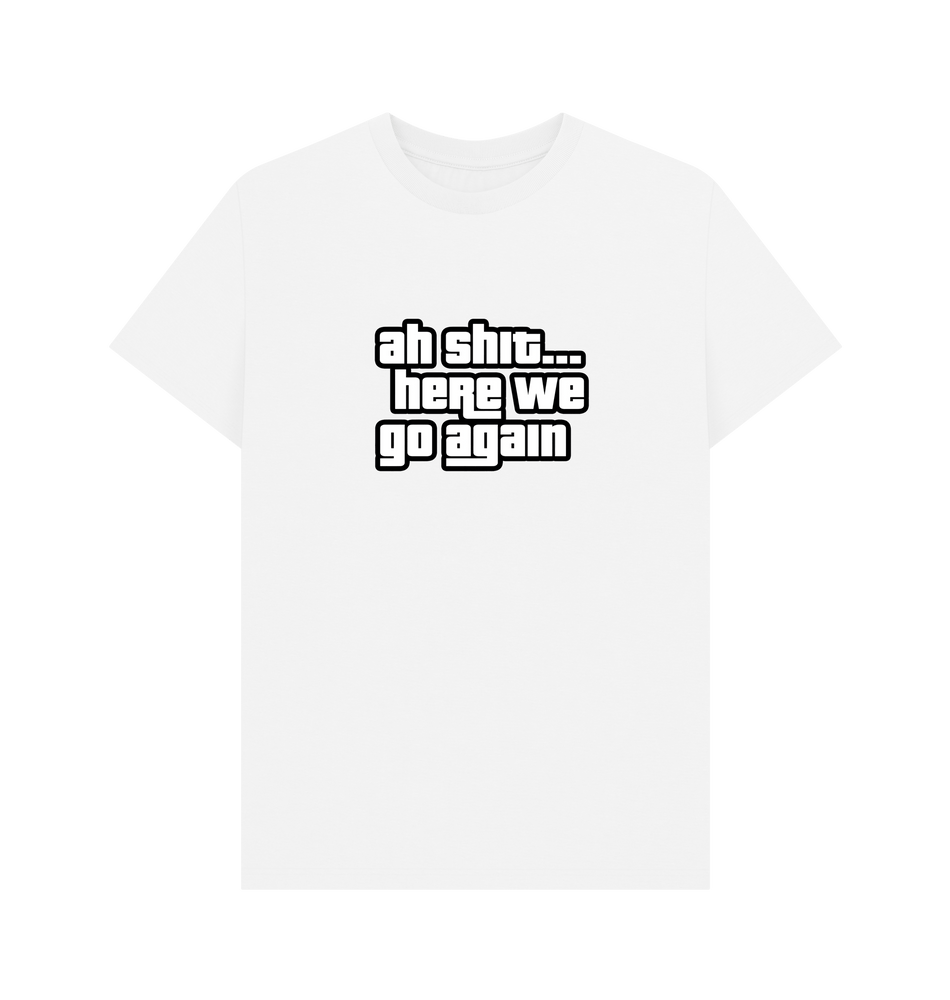 White Printed T-shirt Front