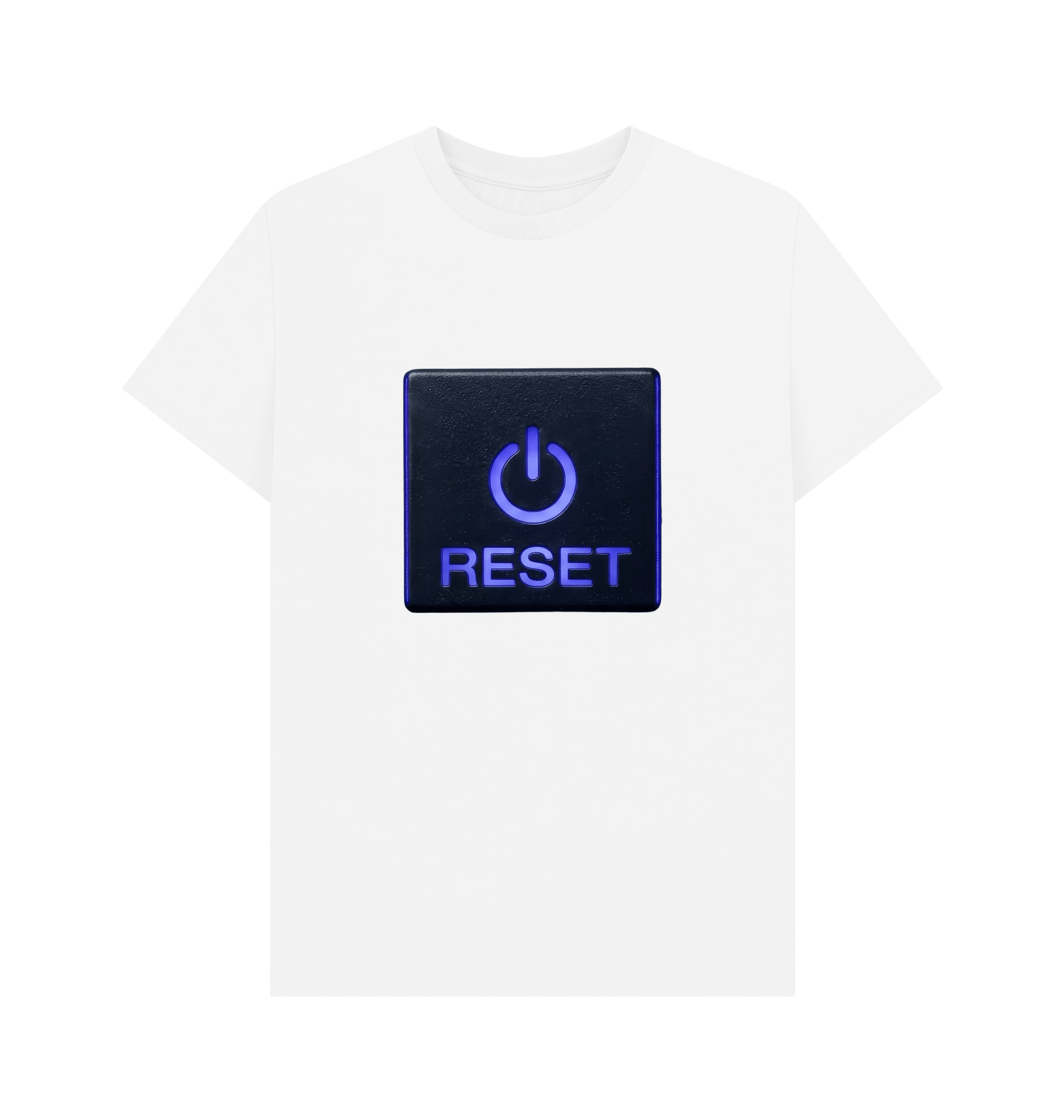 White Printed T-shirt Front